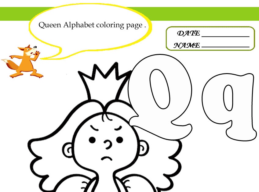 Kids under letter q worksheets and coloring pages