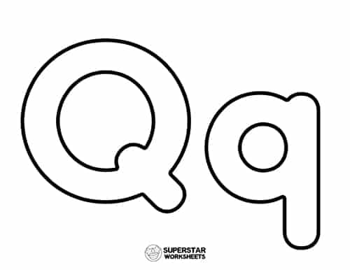 Letter q worksheets