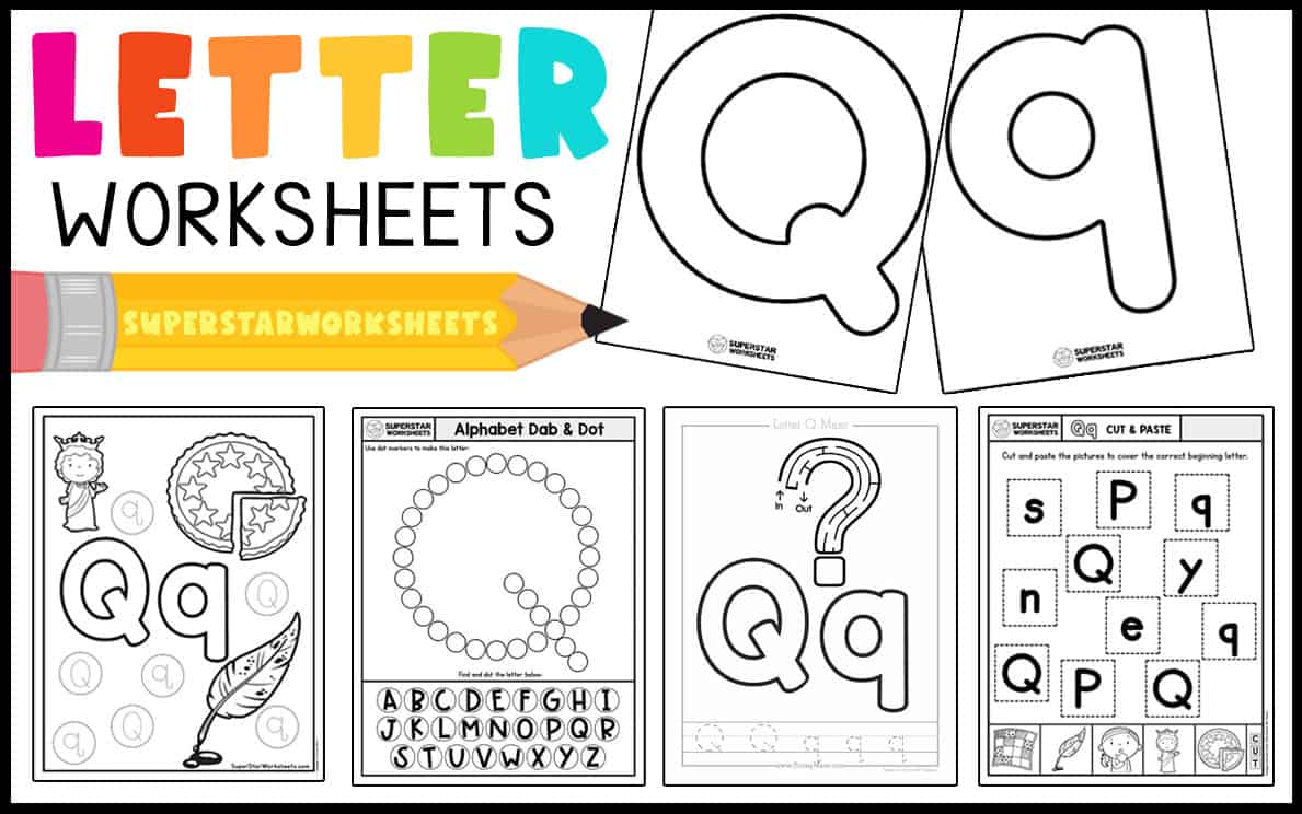 Letter q worksheets