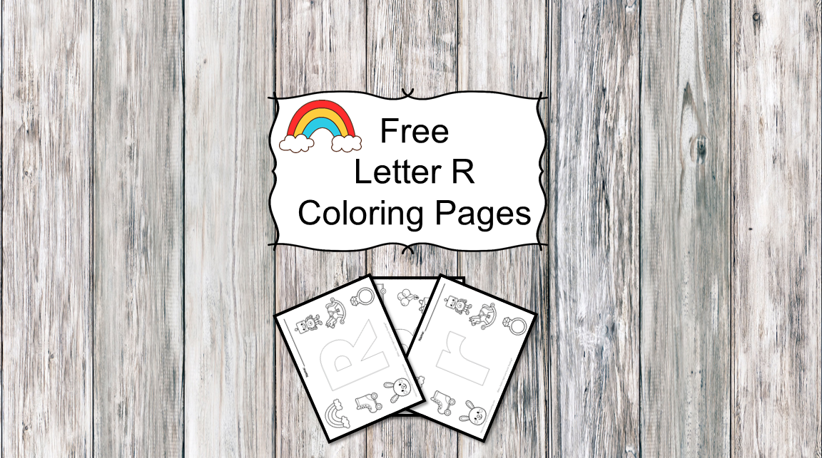 Letter r coloring pages