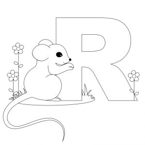 Alphabet coloring pages