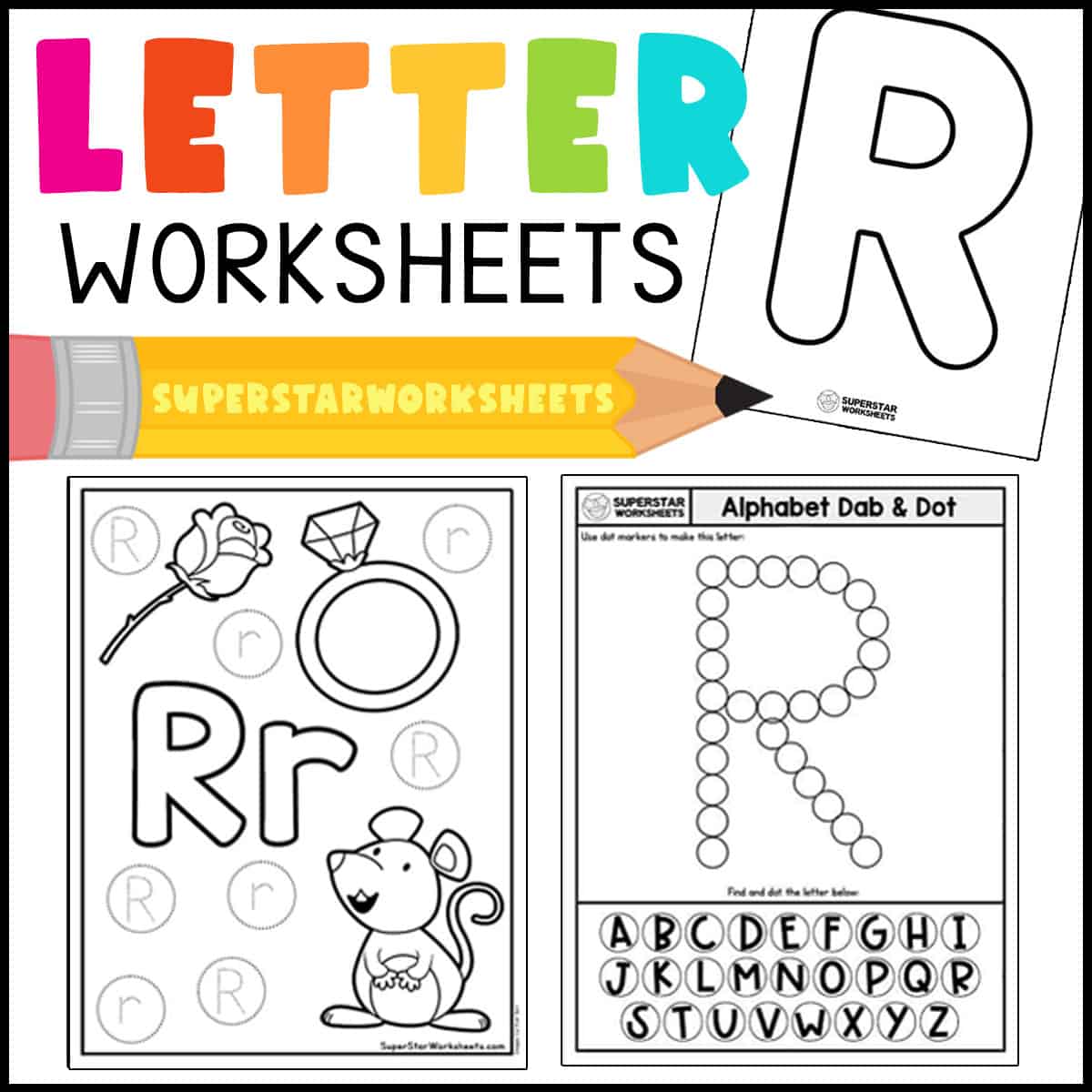 Letter r worksheets