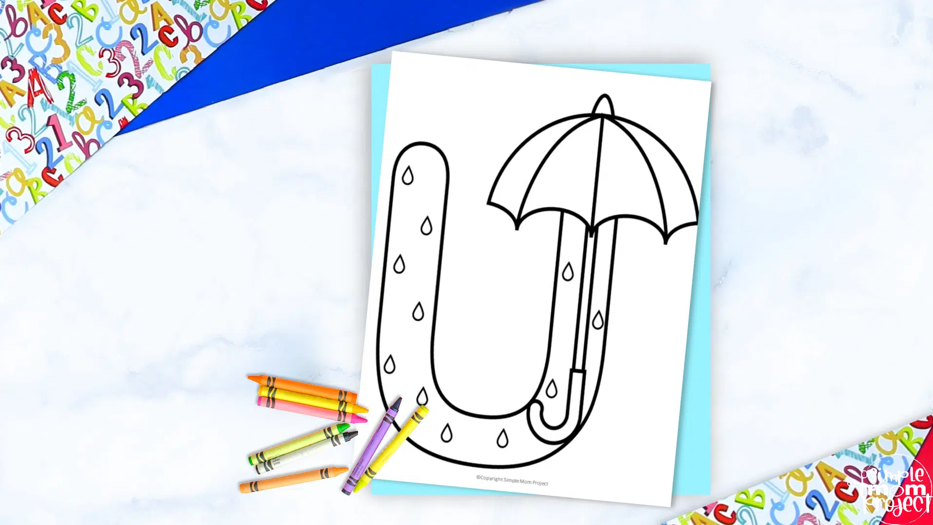 Fun printable alphabet coloring pages â simple mom project