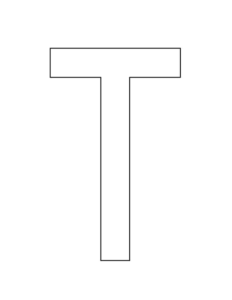 Free letter t templates worksheets and coloring pages