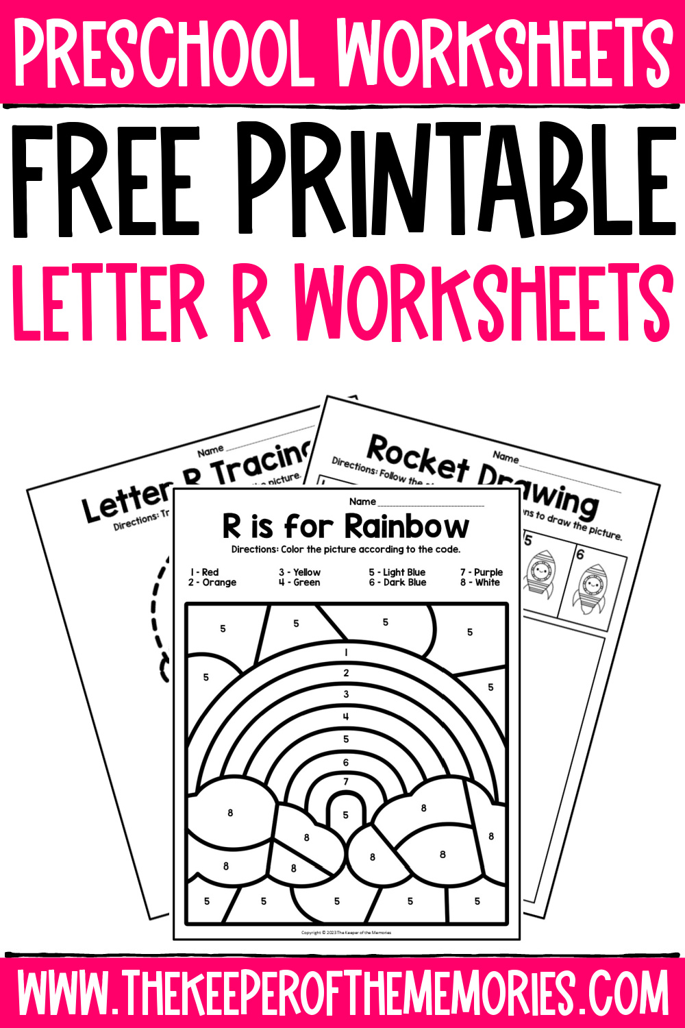 Free printable letter r worksheets