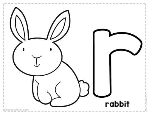 Alphabet coloring pages