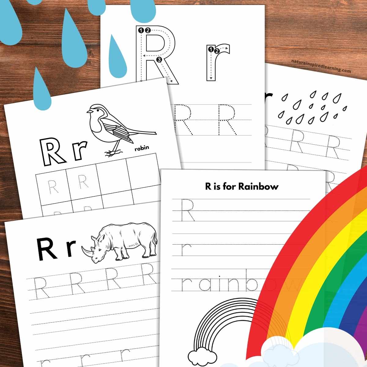 Letter r tracing worksheets free