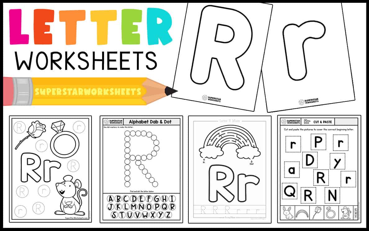 Letter r worksheets