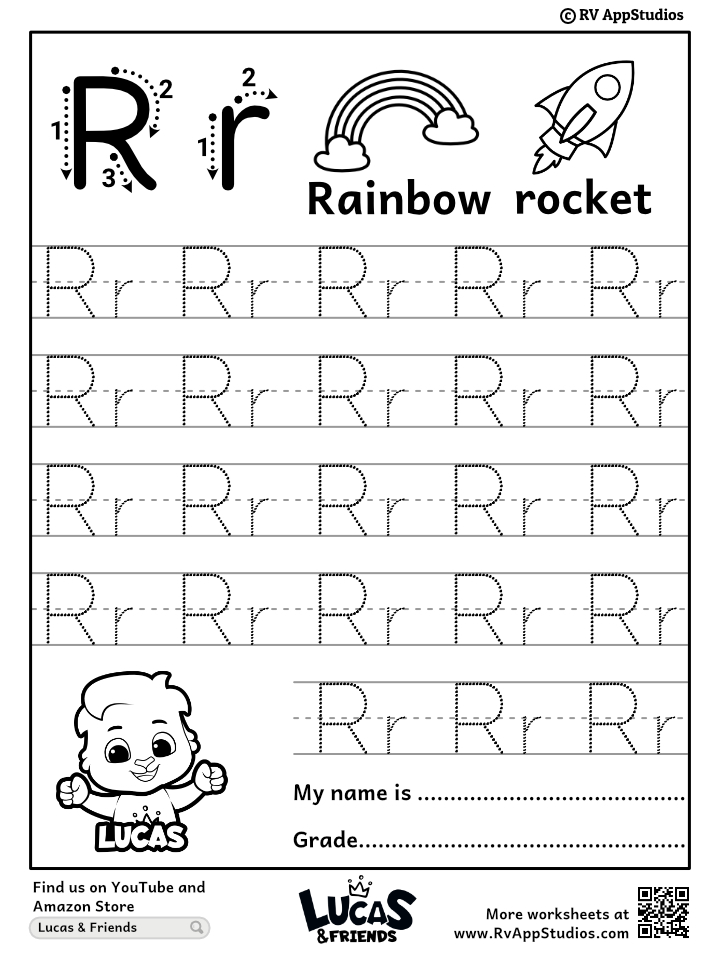 Alphabet rr letter printable letter rr tracing worksheets