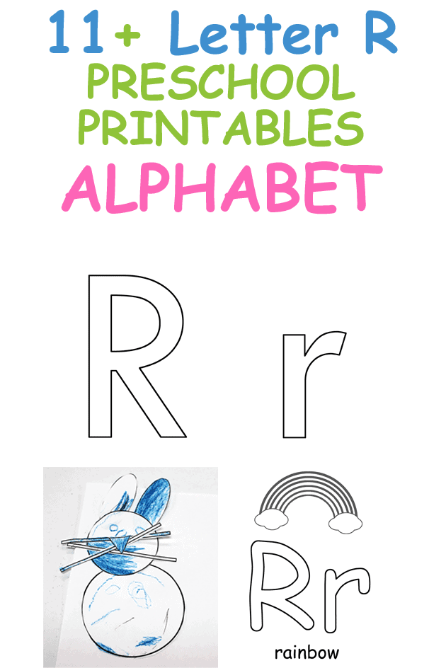 Letter r printable preschool worksheets coloring pages