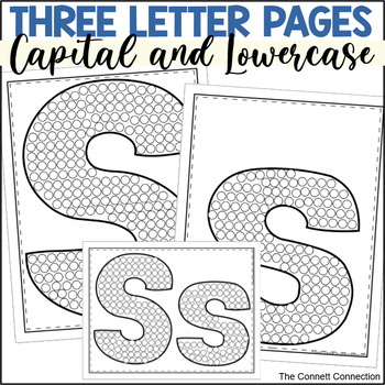 Letter s alphabet dot painting activities by the connett connection