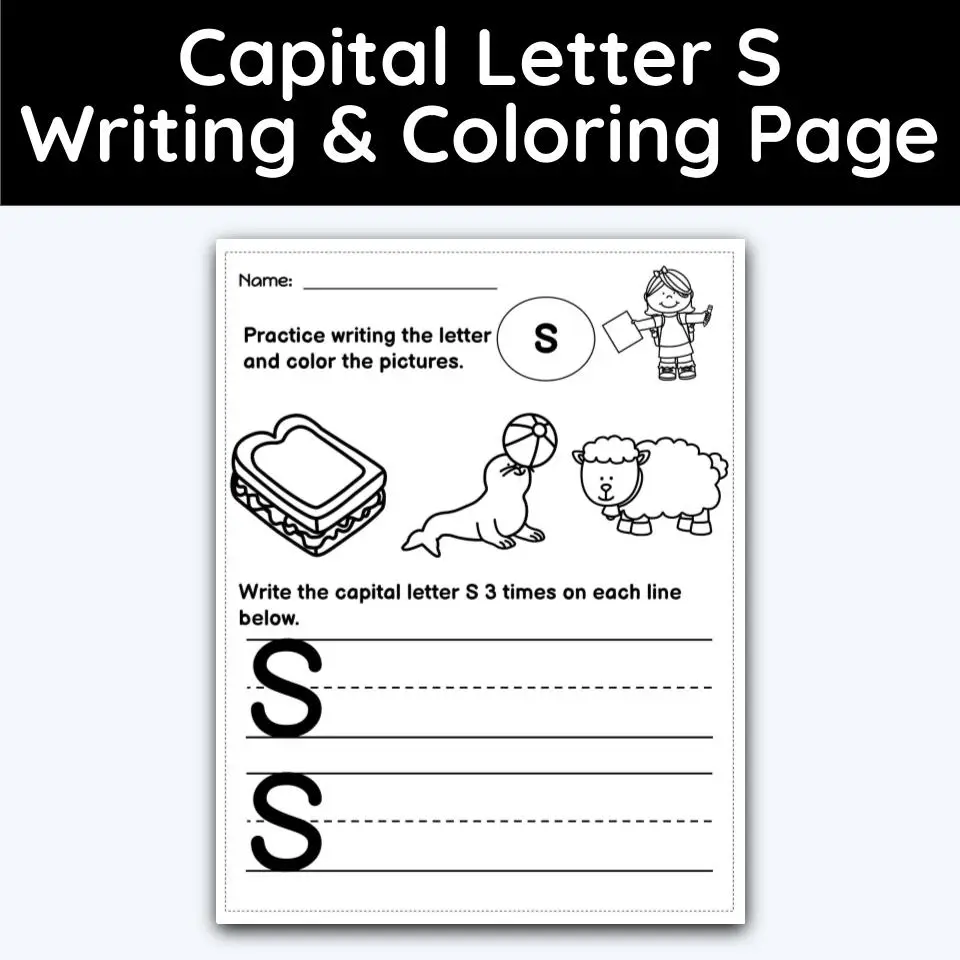 Capital letter s