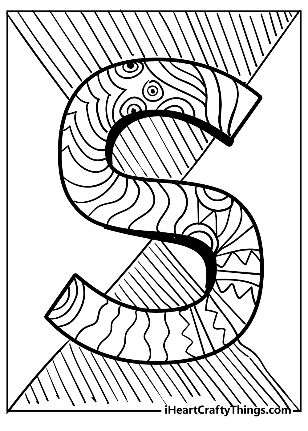 Letter s coloring pages free printables