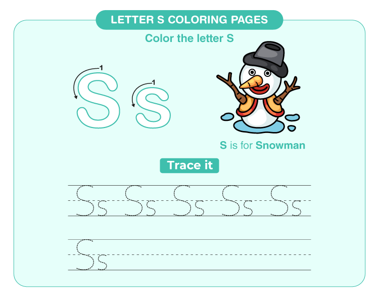 Letter s coloring pages download free printables for kids