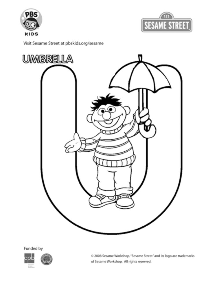 The letter u coloring page kids coloringâ kids for parents