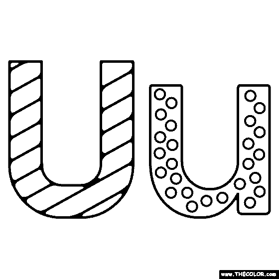 Alphabet online coloring pages