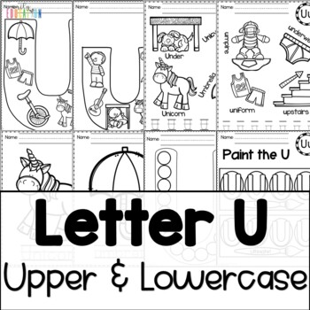 Letter u worksheets