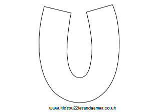 U outline uppercase louring sheet