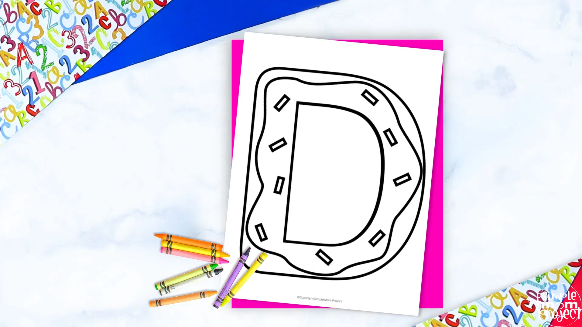 Fun printable alphabet coloring pages â simple mom project