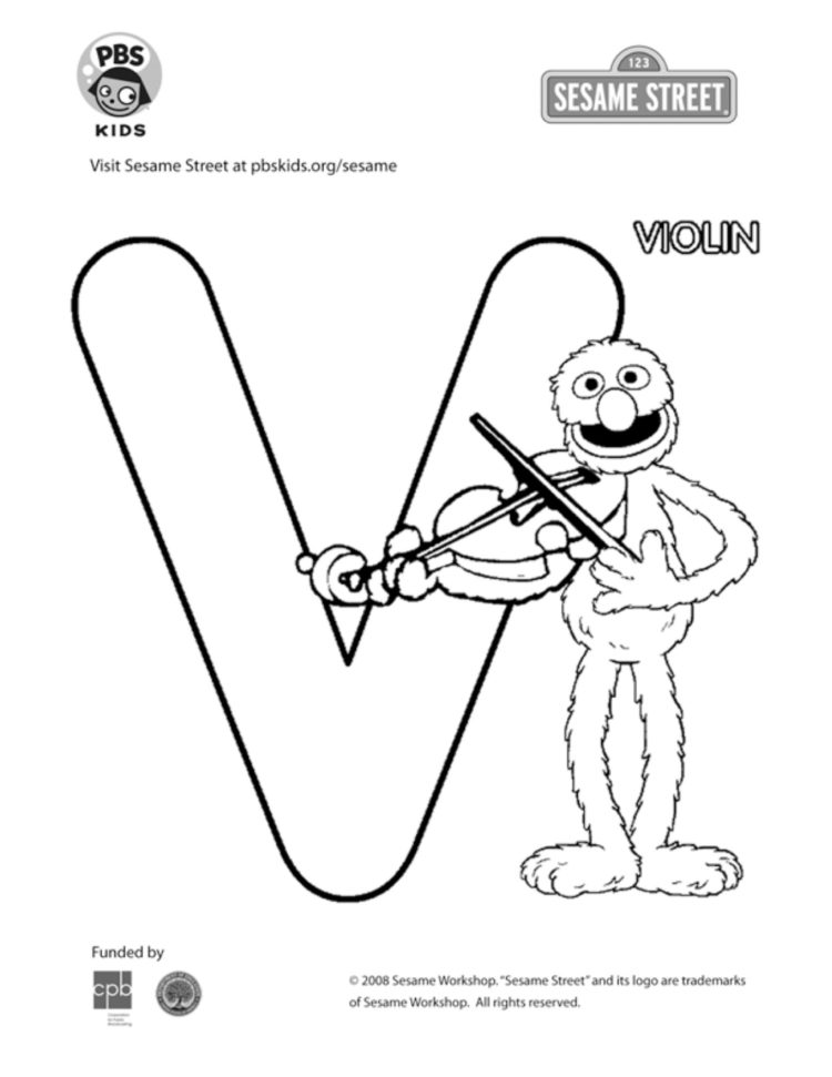 The letter v coloring page kids coloringâ kids for parents