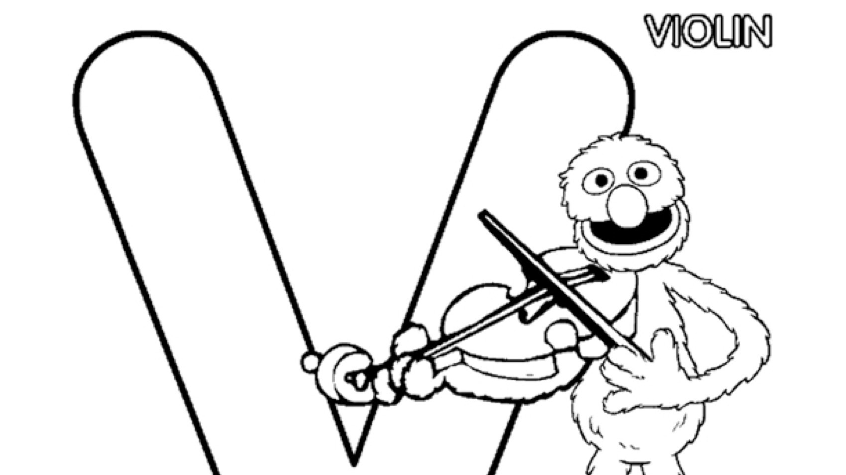 The letter v coloring page kids coloringâ kids for parents