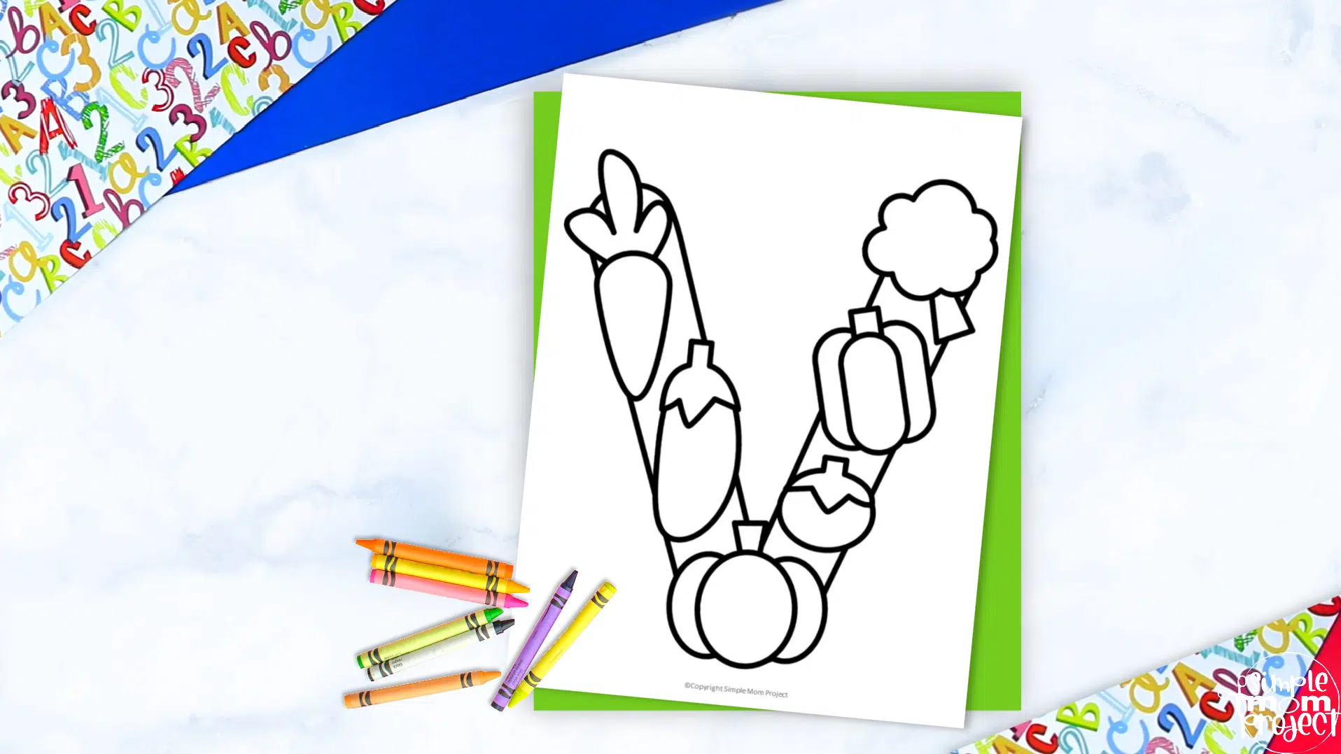 Free printable letter v coloring page â simple mom project
