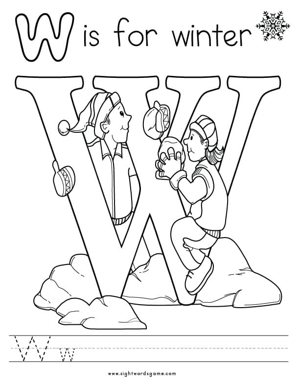 Alphabet coloring pages