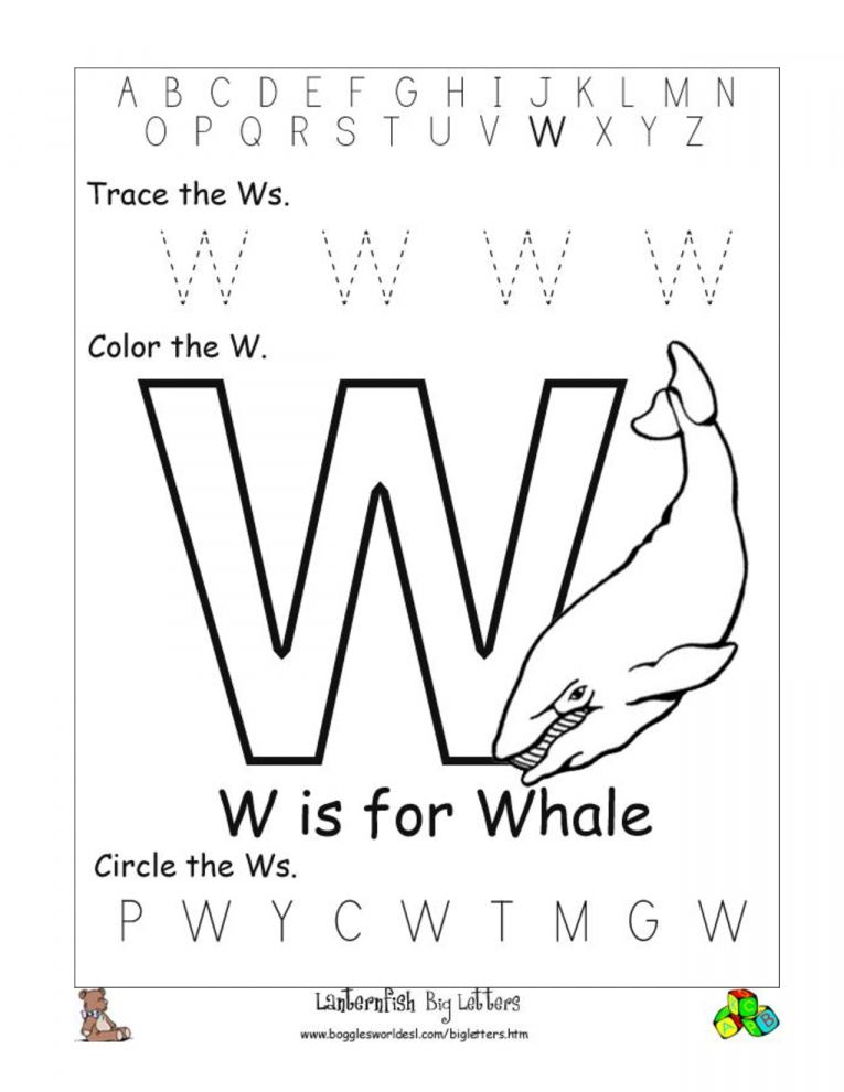 Letter w worksheet kindergarten letter w worksheets preschool worksheets preschool letters