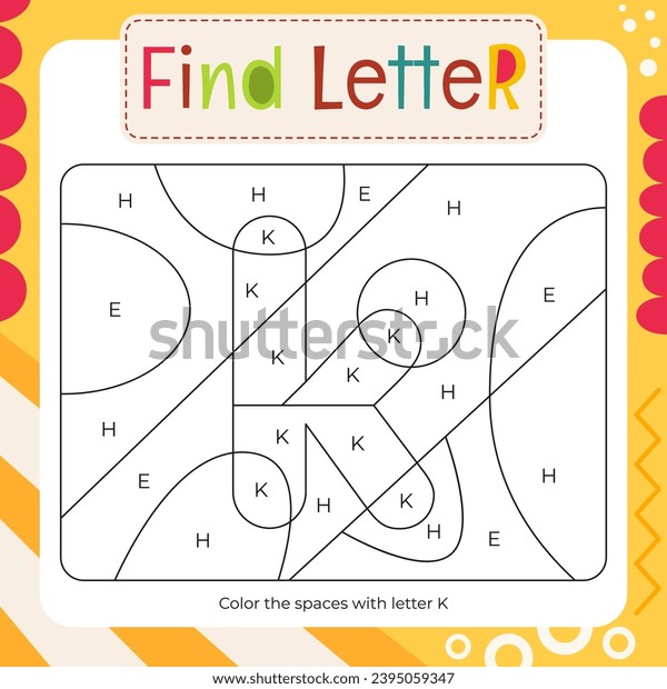 Letter k coloring page images stock photos d objects vectors