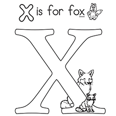 Top free printable letter x coloring pages online