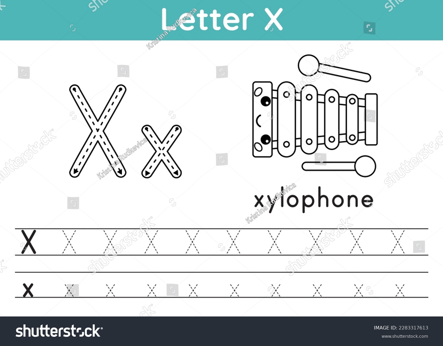 Alphabet abc az exercise coloring page stock vector royalty free