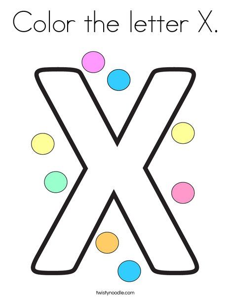 Color the letter x coloring page coloring letters alphabet coloring pages coloring pages