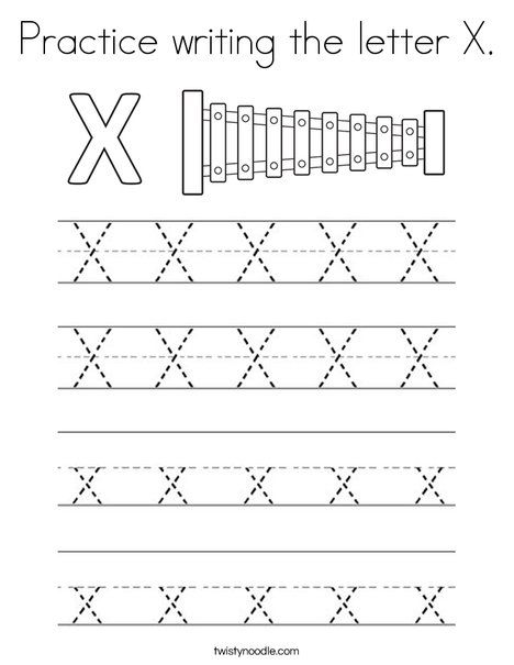 Practice writing the letter x coloring page writing practice alphabet practice alphabet letter activities