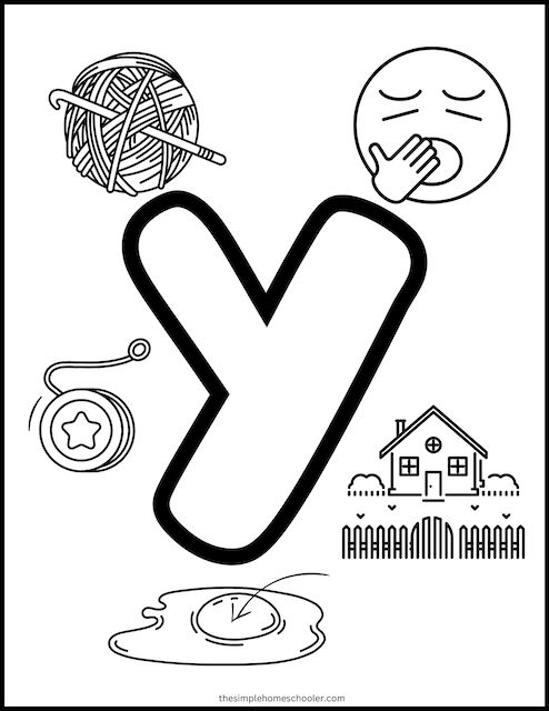 Letter y worksheets free easy print