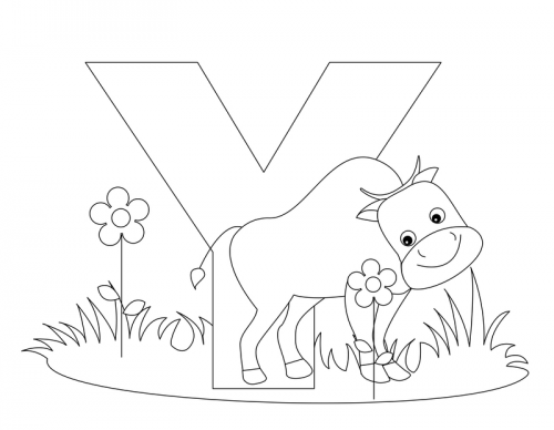 Alphabet coloring pages