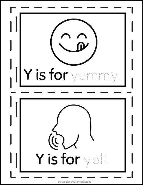 Letter y worksheets free easy print