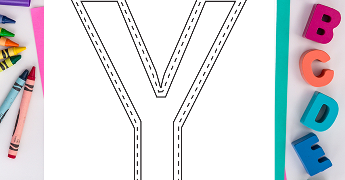 Letter y coloring page free alphabet coloring page kids activities blog