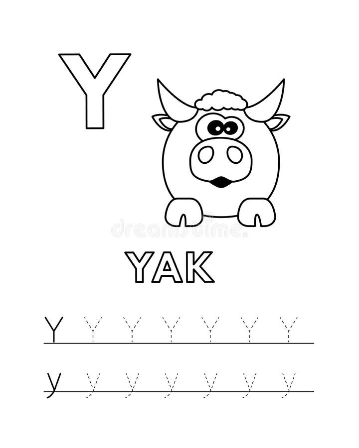 Tracing letter y stock illustrations â tracing letter y stock illustrations vectors clipart