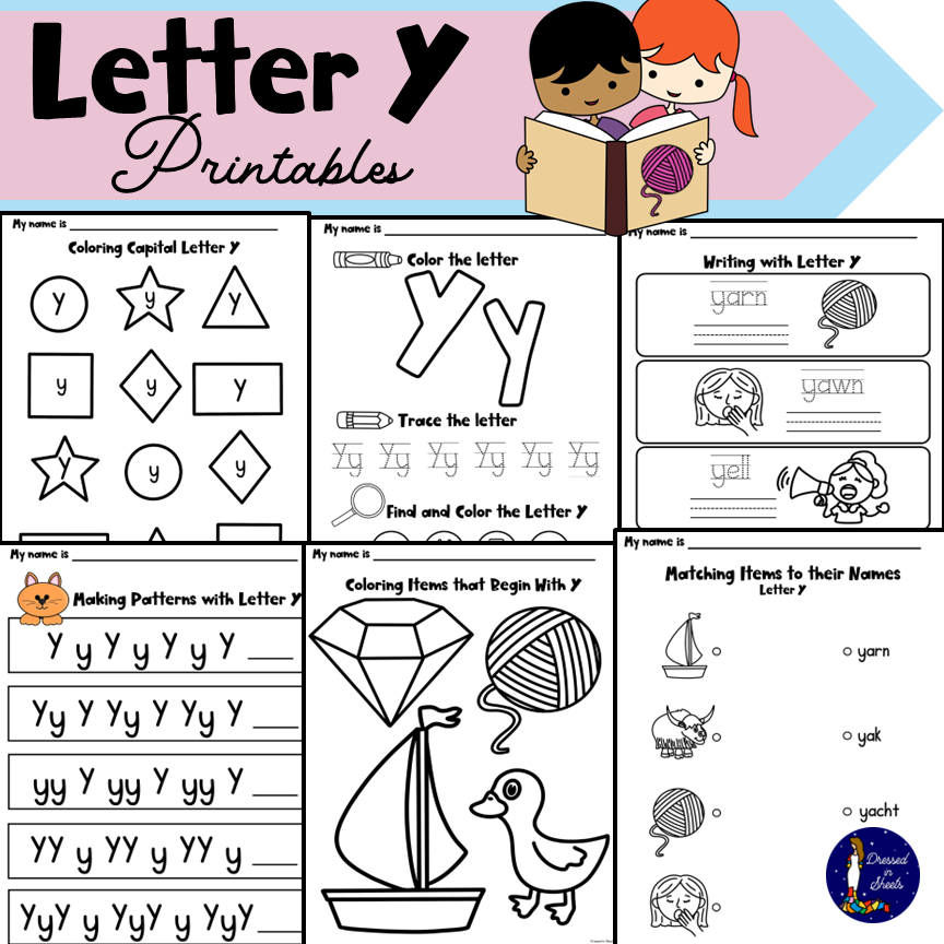 Letter y printables made by teachers