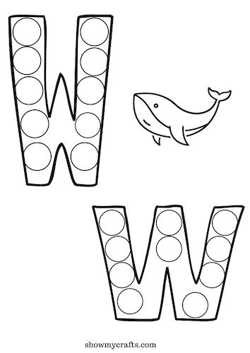 Printable alphabet dot painting worksheets