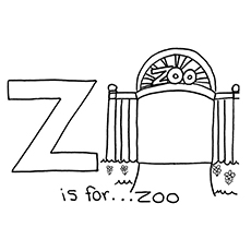 Top free printable letter z coloring pages online