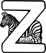 Letter z coloring pages free coloring pages