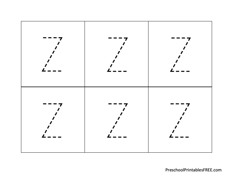 Preschool letter z worksheets â free preschool printables