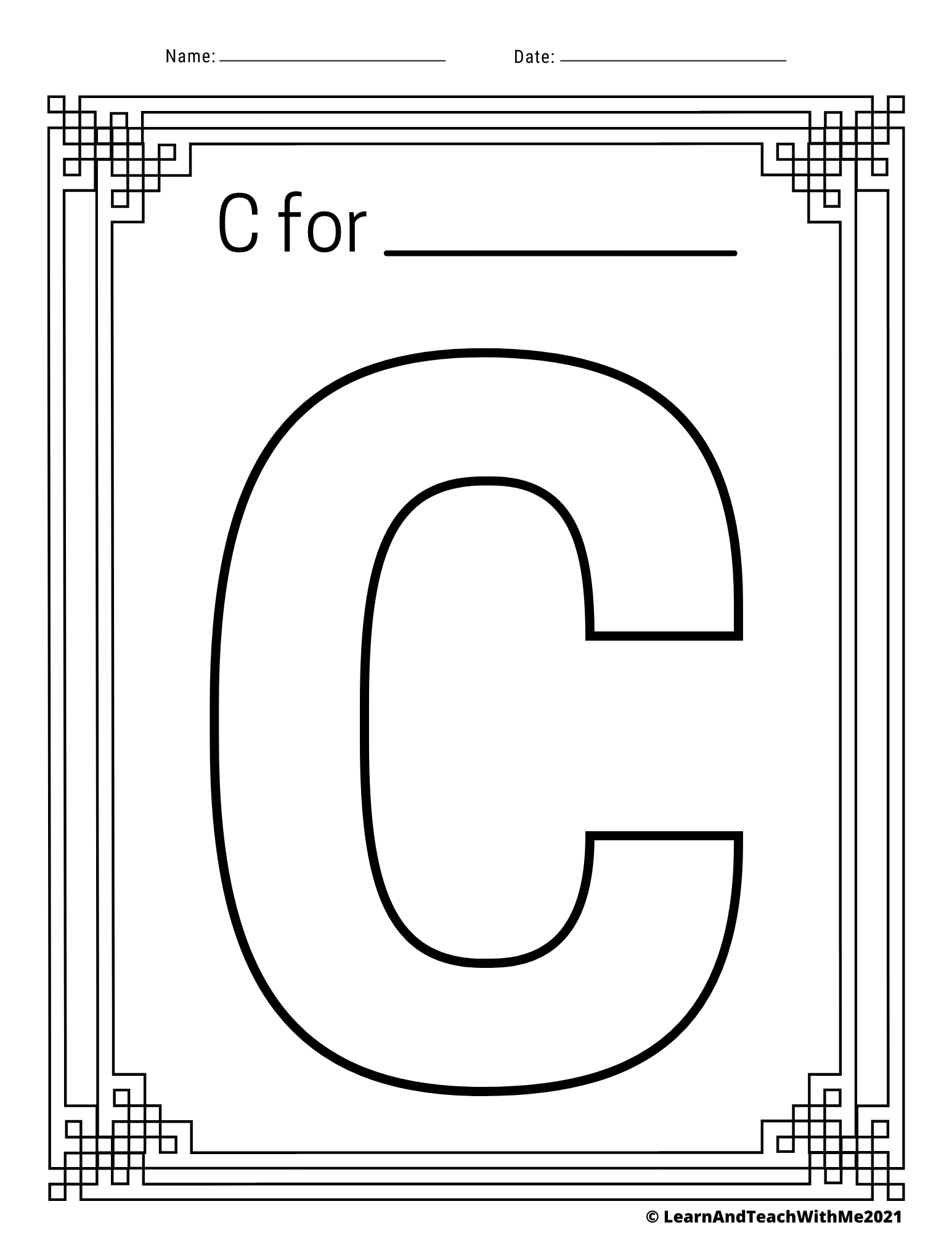 Alphabet coloring pages uppercase letters worksheets made by teachers