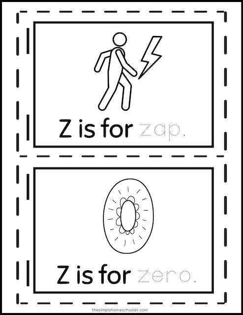 Letter z worksheets free easy print