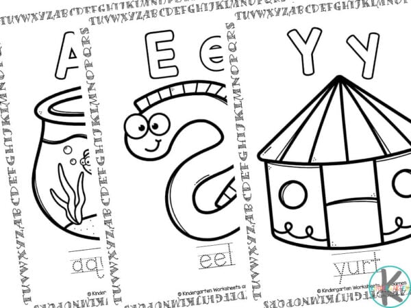 Free alphabet printable abc coloring worksheet pages for kids