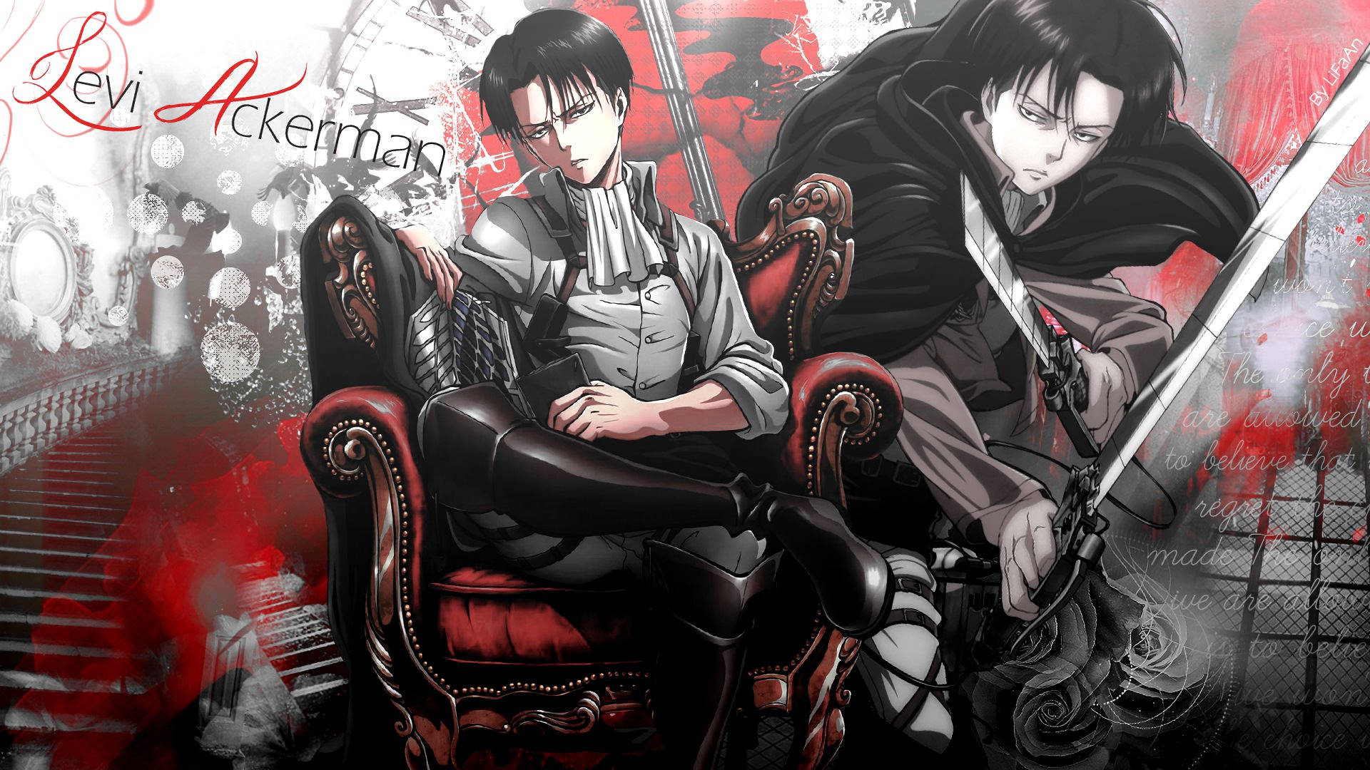 Levi Ackerman (Shingeki no Kyojin) Wallpaper by SenseiDG on DeviantArt