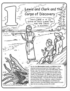 Lewis clark coloring tpt