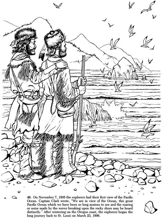 Westward expansion q esol lewis and clark lewis and clark expedition coloring book lewis and clark coloring books homeschool history