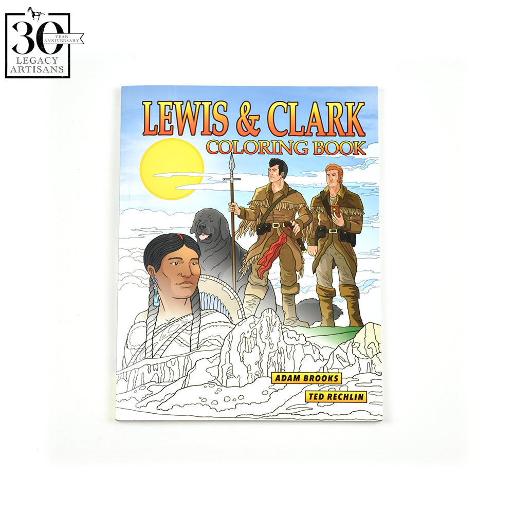 Lewis clark coloring book by adam brooks and ted rechlin â montana gift corral